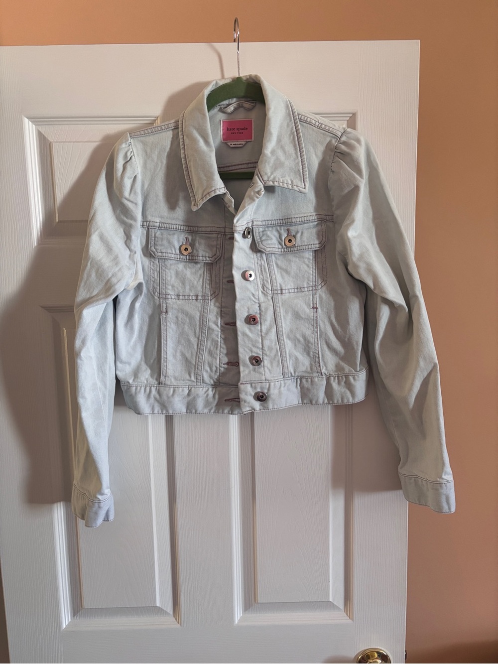 Kate Spade Light Wash Denim Jacket